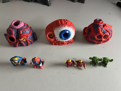 Vintage 1994 Body Wars By Toymax Rare 3 of 6 - Sets - Plus Extra Figuren