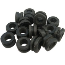 Rubber Grommet for Downpipe - Tight Seal Stem Shotty Tube, Durable Ring. Black