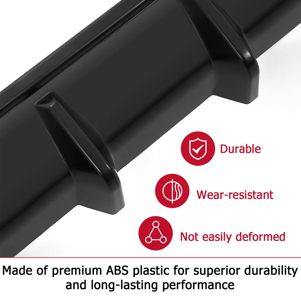 Fits Toyota Corolla Auris Hatchback 2019-2022 T Style Rear Bumper Diffuser ABS Foto 3 de 4