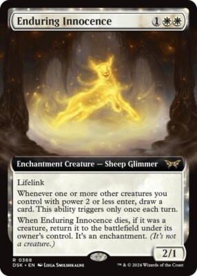 Enduring Innocence (Non-foil) [Borderless] Duskmourn, House of Horror 0368 R MTG