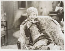 Nancy Carrolls Character Maisie Devoe Reclines Slyly On An Armchair 1928 PHOTO