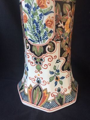 Antique exceptional large MAKKUM Tichelaar vase . Rare and