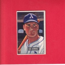 1951 Bowman #262 Gus Zernial EX Excellent Philadelphia Athletics Lot#20976