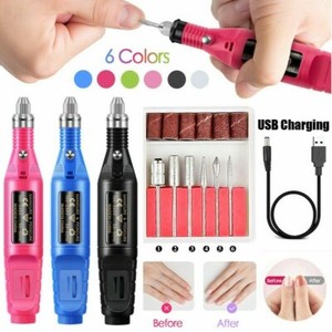 Nail-Art-File-Electric-Drill-File-Acrylic-Manicure-Pedicure-USB-Portable-Machine