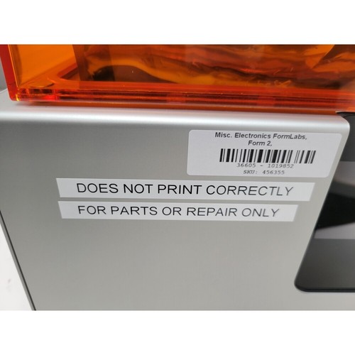 FormLabs Form 2 Resin 3D Printer -Powers On- For Parts / Repair Only - Picture 2 of 7