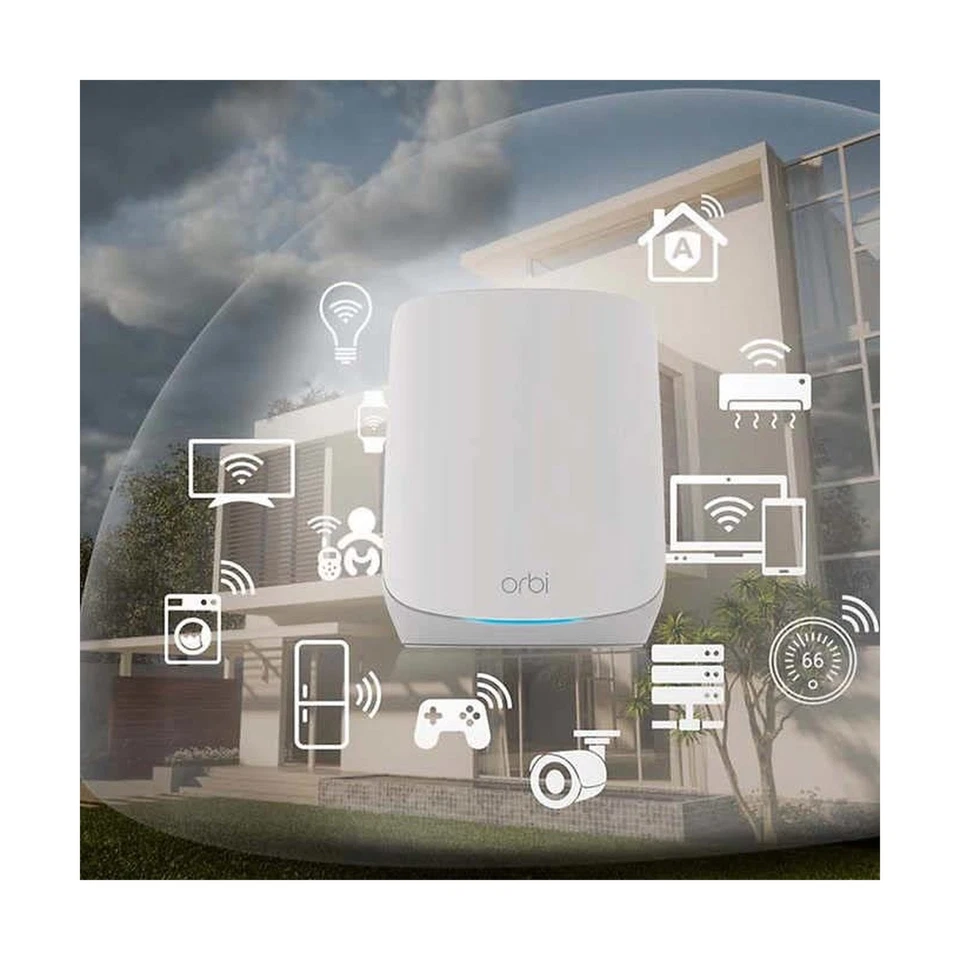 Netgear RBK763S-100NAS Orbi Tri-Band WiFi 6 Mesh System Router + 2 Satellites - Image 4 of 4