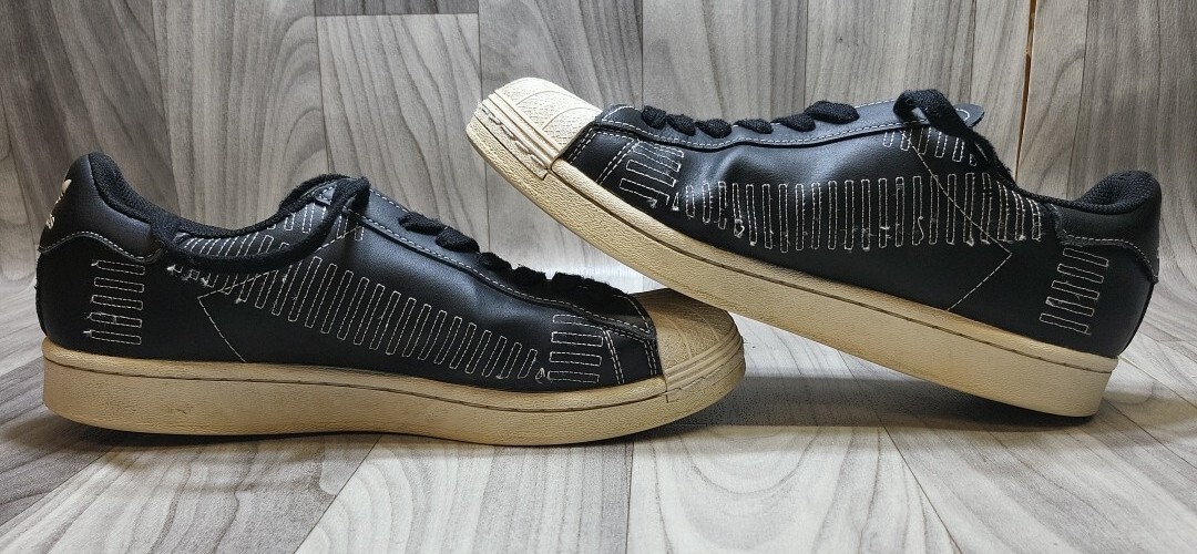 80's adidas”カナダ製“墨黒”肉厚“フード“ボロスウェット 31FFJBgb59L.jpg_BO30,255,255,