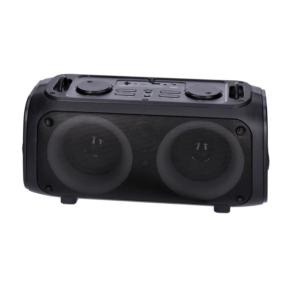 Ledwood DJ100 Bluetooth Lautsprecher schwarz ohne Mikrofon Gebrauchtware