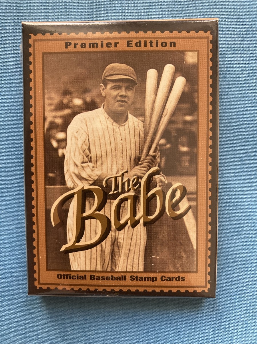 90s Babe Ruth OLD GOLD メタルサインボード Babe Ruth Gold Foil Baseball Set Of 12 Cards 1995 Guyana