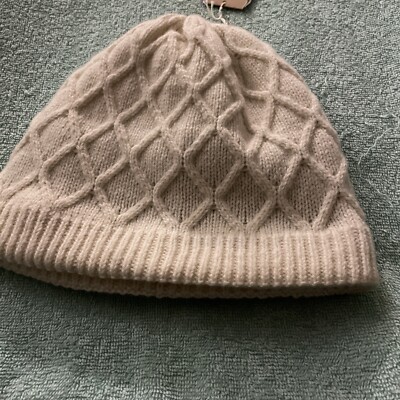 Patagonia Ivory Knit Hat Ivory Peruvian Wool Ribbed Knit Hat – Woolly Bear Knits main image 3