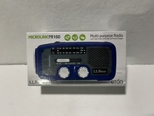 L.L BEAN ETON FR 160 Emergency Radio With Solar Power USB Phone Charger More