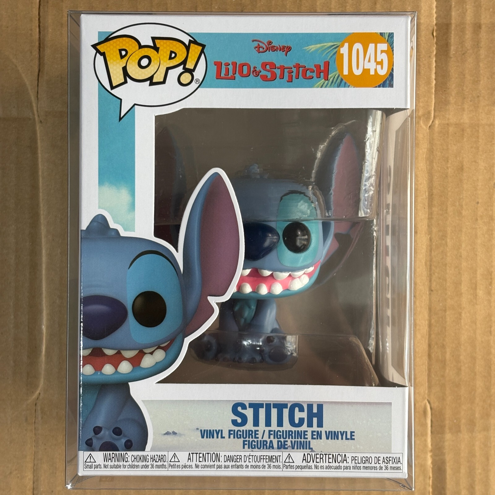 Funko Pop! Stitch Seated Smiling #1045, Lilo &Amp; Stitch, Animation, Disney Movies