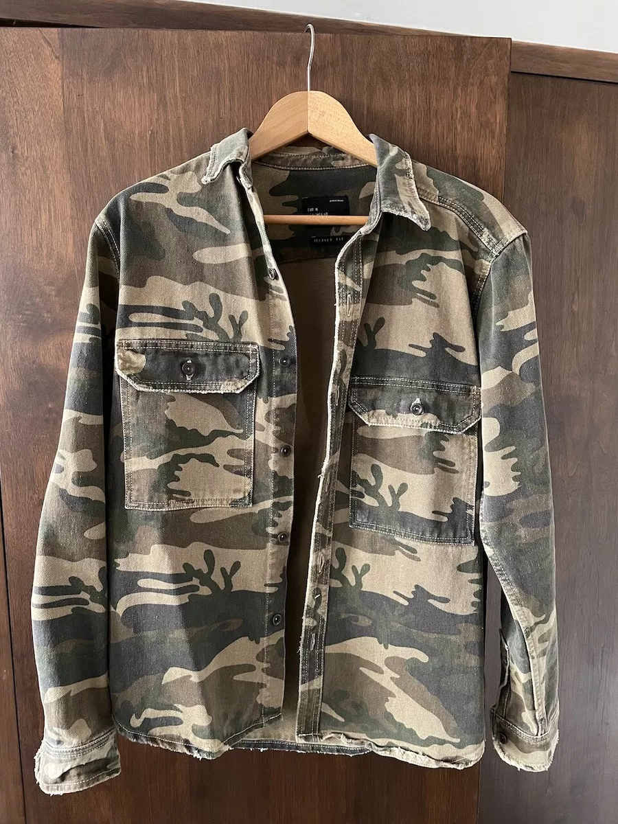Zara camouflage hotsell jacket