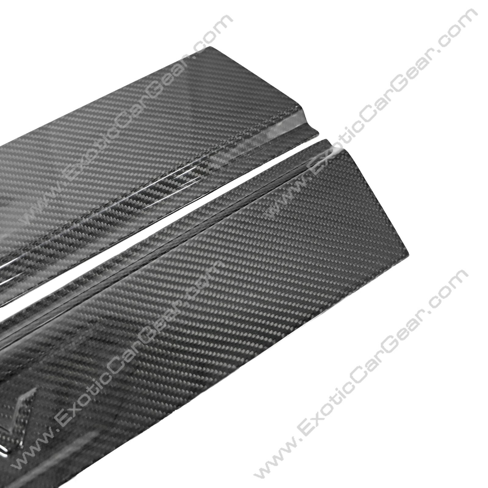 Lamborghini Aventador Carbon Fiber Embossed Door Sills