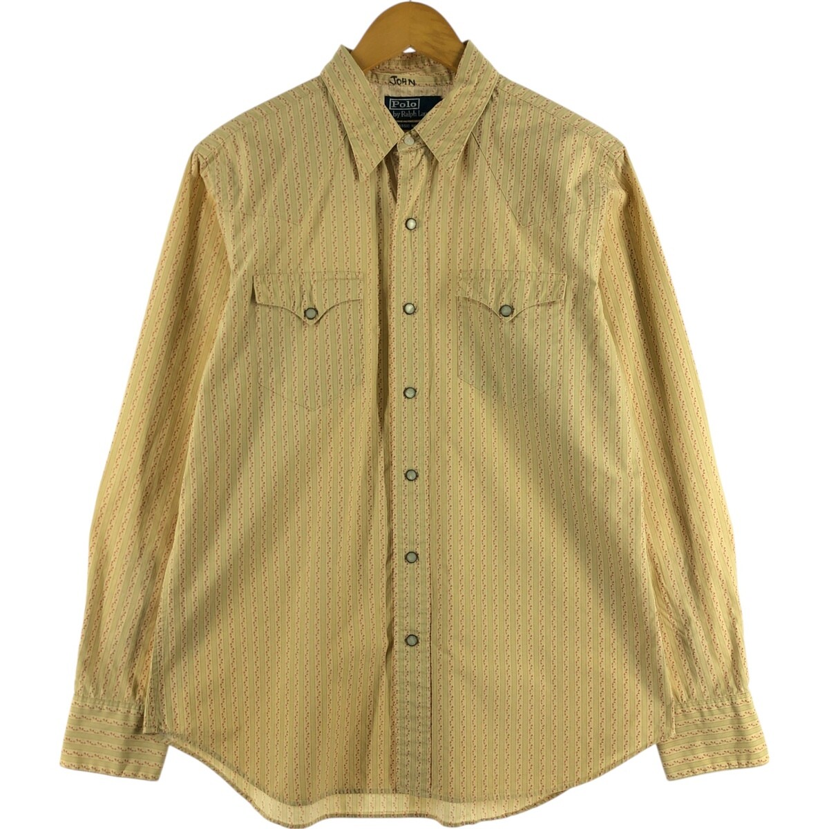 Ralph Lauren Classic Western Stripe Pattern Long Sleeve