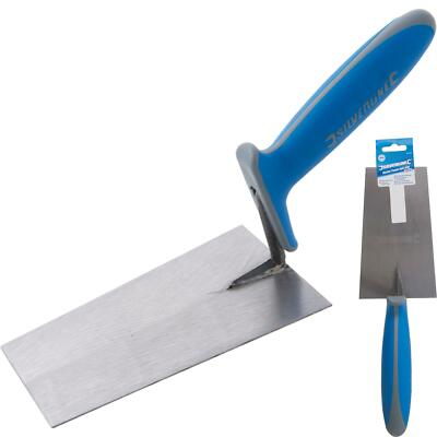 Silverline 180 mm Stahlklinge Soft Grip Eimer Maurerkelle Zement Ziegel 7''