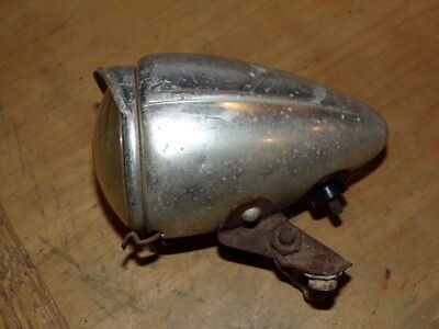 Phare Avant Pour Vélo Ancien - JOS Vintage En Acier - Pièce Détachée Rétro