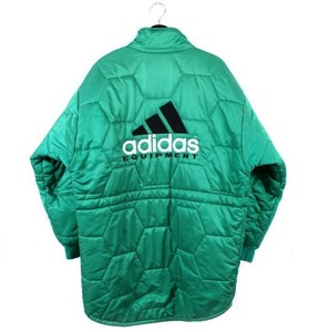 1990s Vintage Adidas Equipo Edredón Acolchado Chaqueta Parka Invierno  Abrigo og M L Eqt | eBay