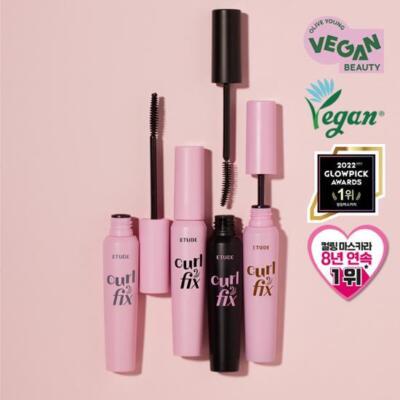 [ETUDE] Curl Fix Mascara 8g with Gift Mascara 4.5g  / Korean Cosmetics
