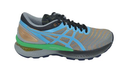 Asics FN1 S GEL Nimbus 22 stone grey pure gold Running grau 1202A129 020