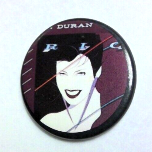 DURAN DURAN RIO Pinback Button Badge 1.25" Vintage 1980's - Foto 1 di 3