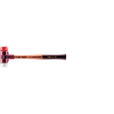 HALDER SIMPLEX-Schonhämmer 3067.030 Hammer Gummihammer Softhammer geräuscharm