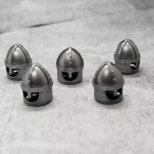 5pack Gray Knight helmet Blocks Accessories for Minifigures gt1GH01