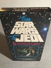 1989 Vintage VHS From Star Wars To Jedi The Making of a Saga George Lucas #1479
