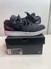 Paris Saint-Germain x Air Jordan 1 Low Black for Sale