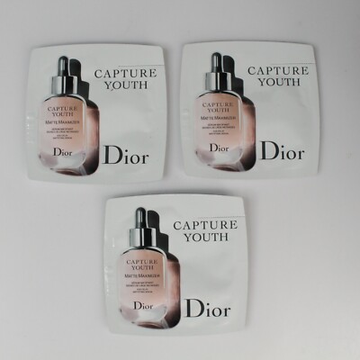 3x Dior Capture Youth Matte Maximizer Age Delay Mattifying Serum Samples 1mlx3