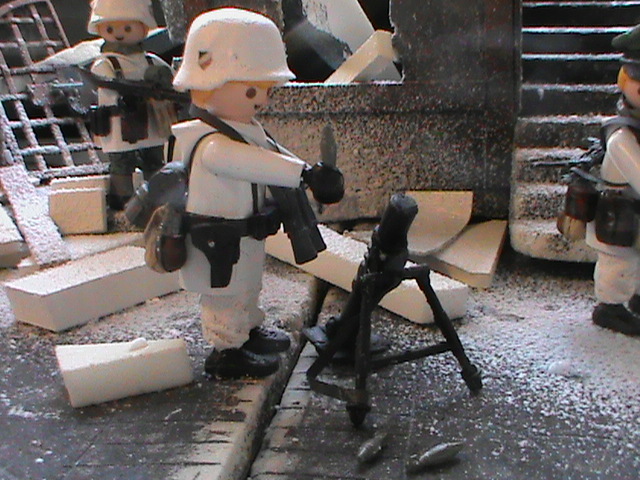 Figurine PLAYMOBIL Personnalisée – Officier Wehrmacht Ardennes 1944 – Custom