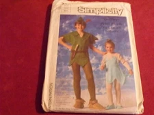 🌼  SIMPLICITY #7784-ADULT "WALT DISNEY'S" Peter Pan & TINKER BELL PATTERN SM FF