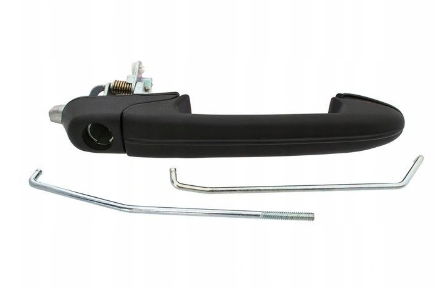 Poignée de porte extérieure droite avant pour Fiat Marea Berline et Weekend 1996-2002 en ABS noir