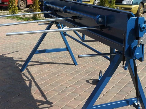 Abkantbank 2m für Alu 1.7mm KANTBANK BIEGEMASCHINE +Rollenschere Abkantmaschine - Bild 9 von 14