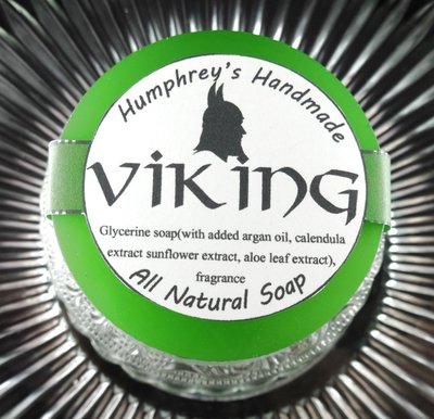 VIKING Men's Drakkar Noir Shave Soap Beard Wash, Green Glycerin Argan Oil