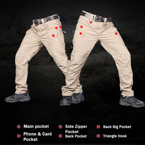 Women Mens Solider Tactical Waterproof Work Trousers Pants Combat Hiking Outdoor - Bild 4 von 24