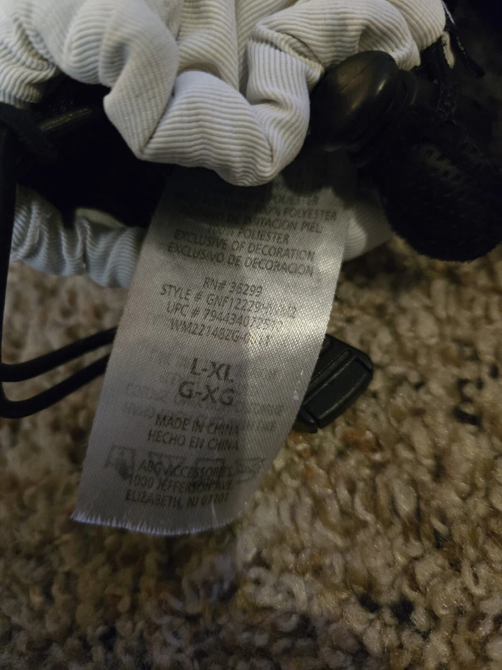 Juego de guantes y sombreros de invierno para mujer de 2 piezas a juego L-Xl blanco y negro Foto 3 de 4