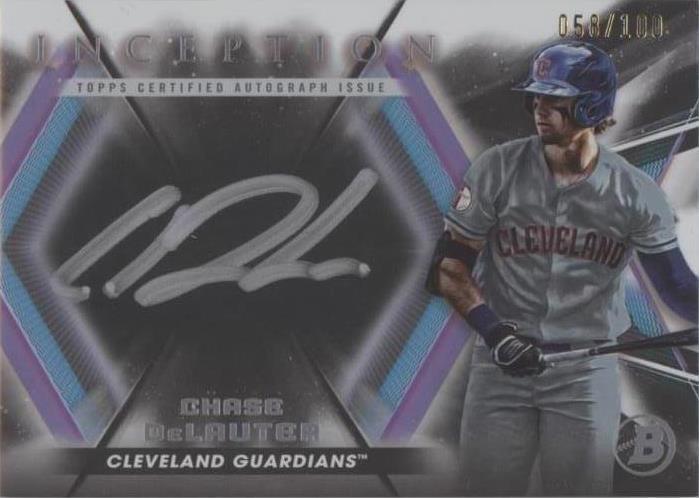 Bowman Inception 2023 Bowman Inception - Silver Signings Chase Delauter #ISS-CDR /100 ...