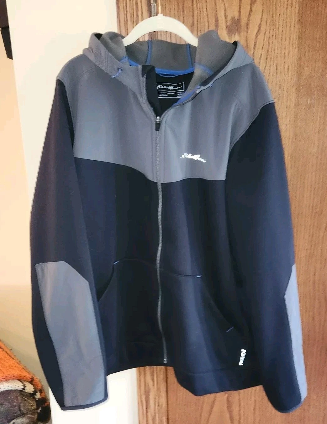 Eddie Bauer Storm Repel Free Heat Hooded Full Zip Jacket Men’s 2XL EUC