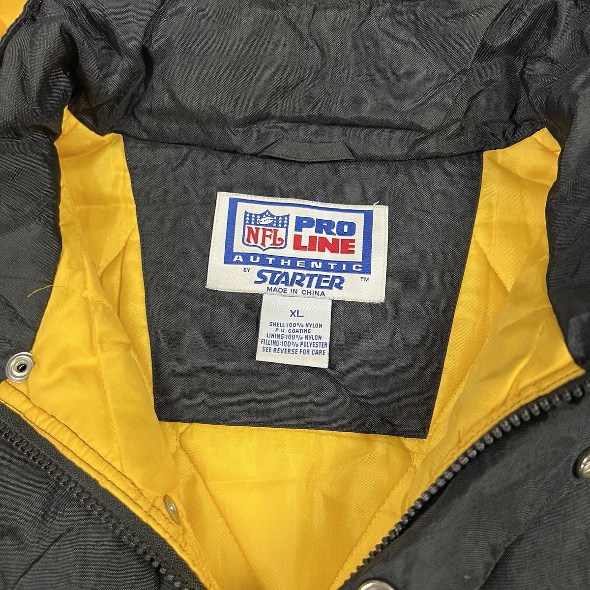 Vintage 90s Starter Pro Line Pittsburgh Steelers Puffer