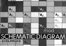 CRUMAR 203 Service manual repair - Schematic diagrams - Schema - Schaltplan