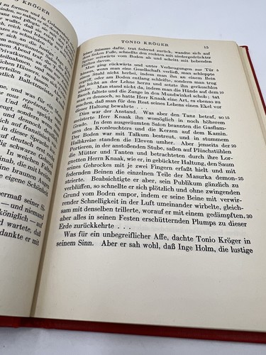 Thomas Mann ~ Tonio Kröger ~ Hardcover German 1931 - Imagen 8 de 11