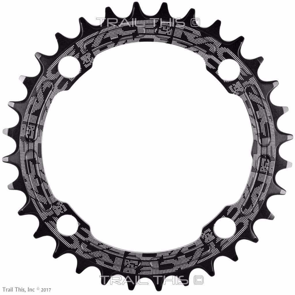RaceFace Black Narrow-Wide 30 32 34 36 38T x 104 MTB Chainri