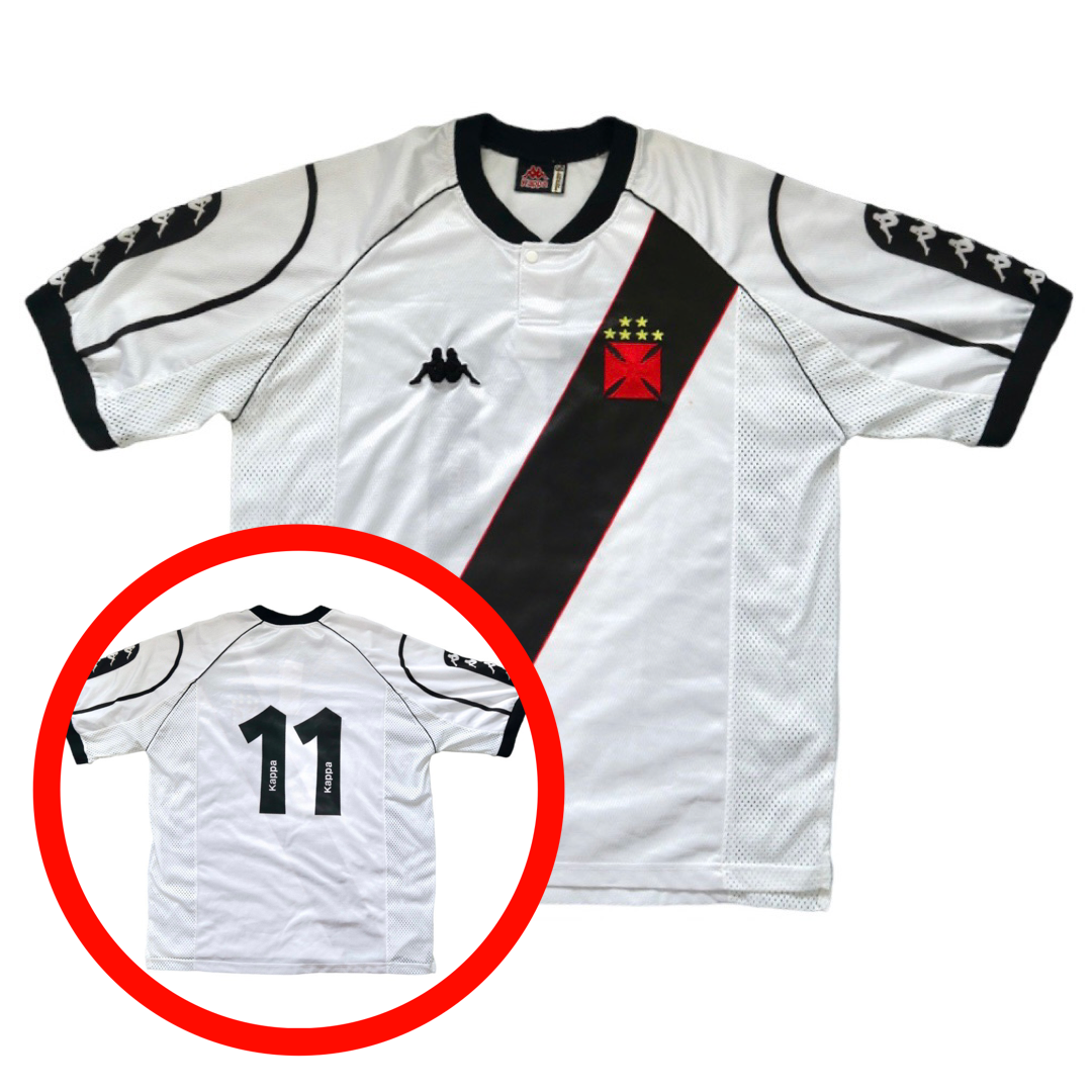 超希少　98-99　年代物　ヴァスコダガマ　バスコダガマ　ユニフォーム　古着 VASCO DA GAMA 1998/99 KAPPA Home Football Shirt XL Vintage