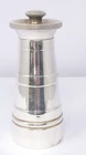 Park Green Pepper Mill Silver Plated Barrel Form Crank Handle Table Grinder