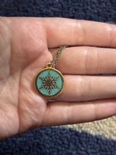 Elsa Frozen Snowflake Necklace Pendant