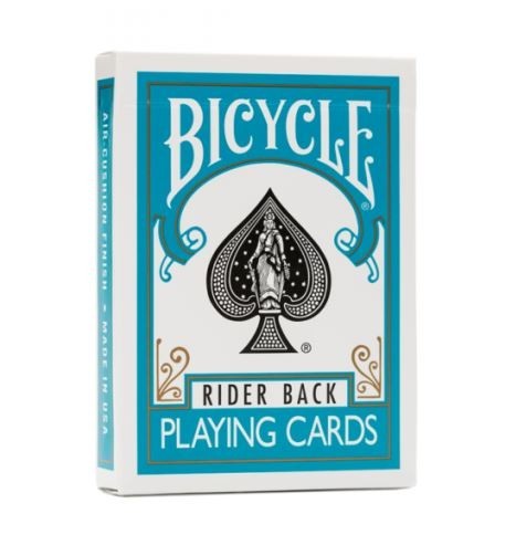 073854094198 Turquoise Back cards Bicycle