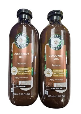 2 BOTTLES Herbal Essences Coconut Oil Hydrate Shampoo & Conditioner 13.5oz EACH