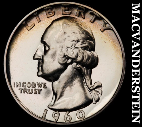 1960 Washington Quarter- Silver- Choice Gem Proof Luster No Reserve #J2123