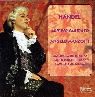 Angelo Manzotti - Castrato Arias from Rinaldo, Rodelinda, Et Al [New CD]